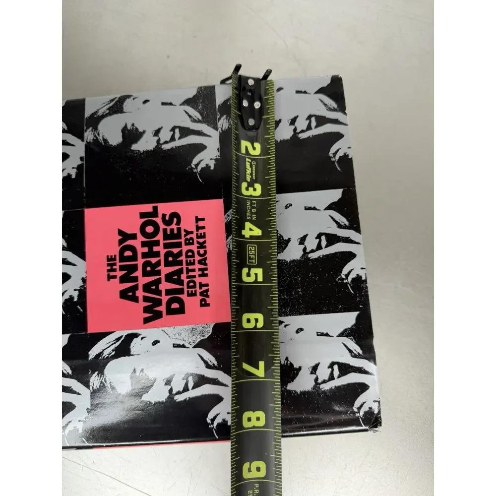 Vintage THE ANDY WARHOL DIARIES 1989 HC DJ Warner Books 1st Printing